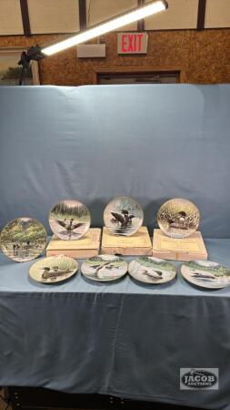 (8) PLATES "THE LOON" SERIES BY DON LI-LEGER