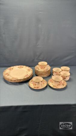 PARTIAL SET OF MATCHING DISHES