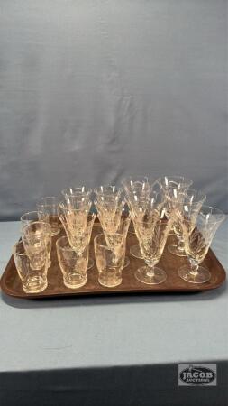 QUANITY OF CRYSTAL STEMWARE