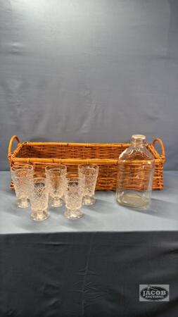WICKER BASKET LOT