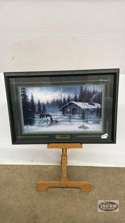 FRAMED SPRING TIME IN ALBERTA NUMBERED PRINT