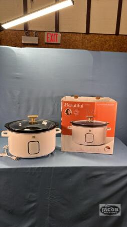 BEAUTIFUL KITCHENWARE 6QT PROGRAMMABLE SLOW COOKER