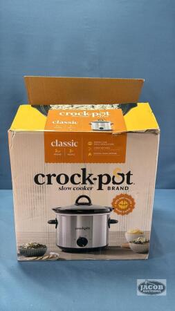 CROCK POT 3QT ROUND SLOW COOKER