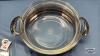 PYREX ETCHED FLOWER CASSEROLE IN STAND - 3
