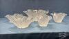 (5) FROSTED FLUTED GLASS BOWLS - 2