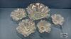 (5) FROSTED FLUTED GLASS BOWLS - 3