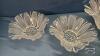 (5) FROSTED FLUTED GLASS BOWLS - 4