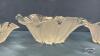(5) FROSTED FLUTED GLASS BOWLS - 6