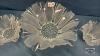 (5) FROSTED FLUTED GLASS BOWLS - 7
