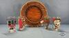 WICKER 13.5IN SERVING TRAY - 2