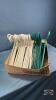 LAUNDRY BASKET WITH APPROX. 24 HANGERS - 5