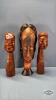 (3) WOODEN NATIVE CARVINGS