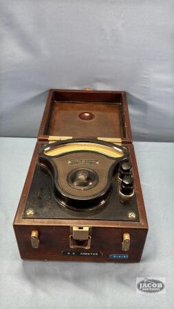VINTAGE GENERAL ELECTRIC DC AMMETER