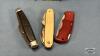 (3) JACK KNIVES IN ASH TRAY - 2