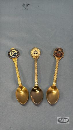 (3) COLLECTOR SPOONS
