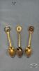 (3) COLLECTOR SPOONS