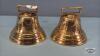 (2) BRASS SLEIGH BELLS - 2