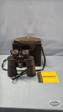 BUSHNELL 10X50 BINOCULARS WITH CASE