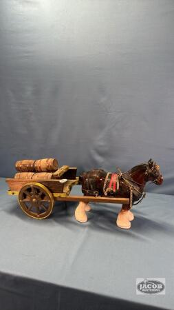 CERAMIC HORSE & CART