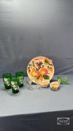 ASSORTED GLASS AND CHINA LOT