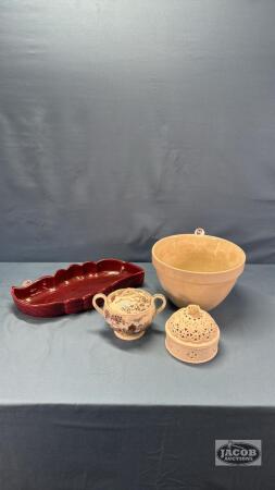 4PCS CHINA/POTTERY LOT