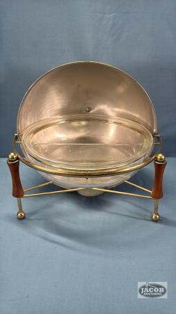 2 COMPARTMENT 3 FOOTED WARMING STAND
