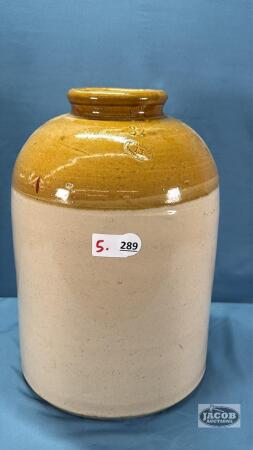 LARGE 2 TONE CROCK