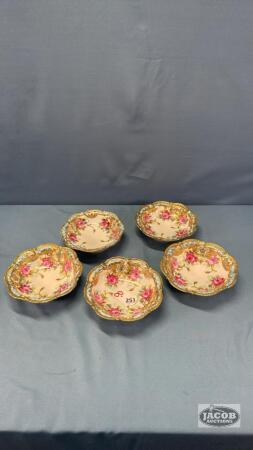 (5) NIPPON HAND PAINTED NAPPIES