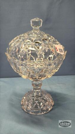 PEDESTAL CANDY DISH WITH LID