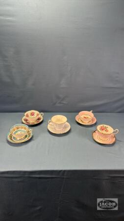 (5) PARAGON CUPS & SAUCERS