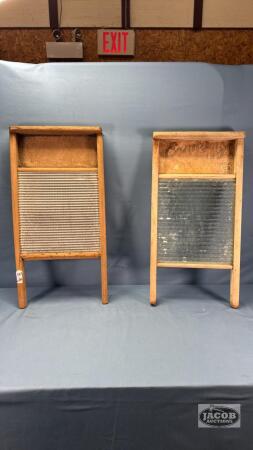 (2) WASH BOARDS