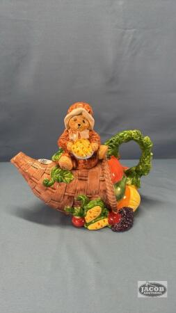 CHERISHED TEDDIES TEA POT