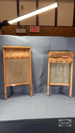 (2) WASH BOARDS