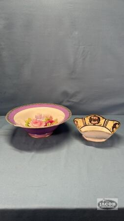 NORITAKE HAND PAINTED 10IN BOWL