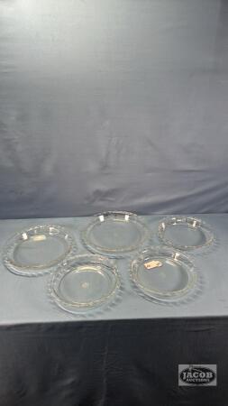 (5) PYREX PIE PLATES