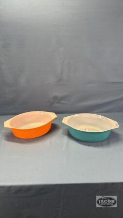 (2) 1.5QT PYREX CASSEROLE DISHES