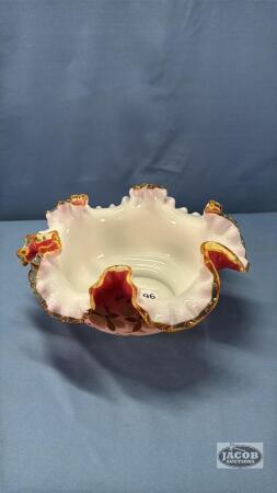FLUTED FLORAL BRIDES BOWL INSERT