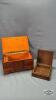 (2) WOODEN JEWELLERY BOXES