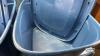 (3) TUFF STORE 63L TOTES - ONLY 2 LIDS - 4