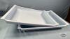 (2) PLASTIC TRAYS WITH (3) ASSORTED TINS - 5