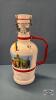 GERMAN WIRE TOP WHISKEY JUG WITH METAL HANDLE