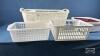 ASSORTMENT OF 10 VARIOUS SIZED PLASTIC BASKETS - 2