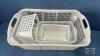 ASSORTMENT OF 10 VARIOUS SIZED PLASTIC BASKETS - 4