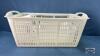 ASSORTMENT OF 10 VARIOUS SIZED PLASTIC BASKETS - 5
