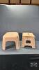 (2) STEP STOOLS