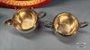 4 PC SILVER PLATE TEA SET WITH 12.5IN TIN TRAY - 3