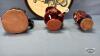(3) POTTERY PIECES - 4