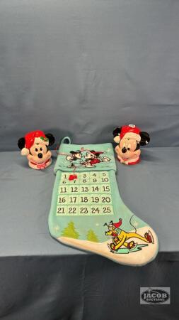 MICKEY & MINNIE CHINA PIGGY BANK