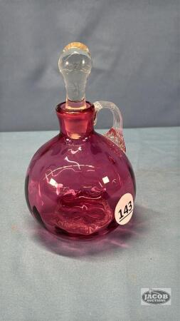 CRANBERRY 6IN HIGH CRUET