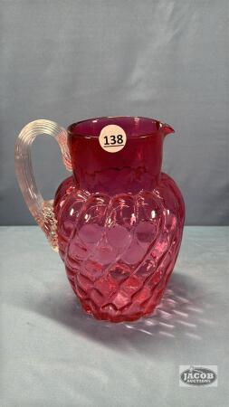 CRANBERRY 8IN TALL PITCHER